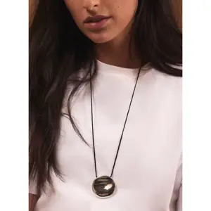 Mint Velvet Silver Tone Stud Rope Necklace